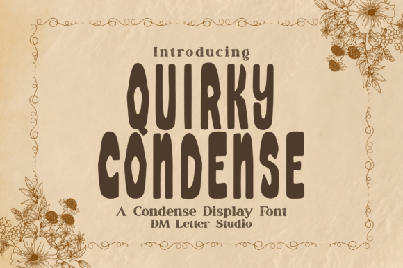 Quirky Condense Font