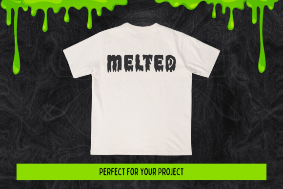 Quirky Melted Font preview 4