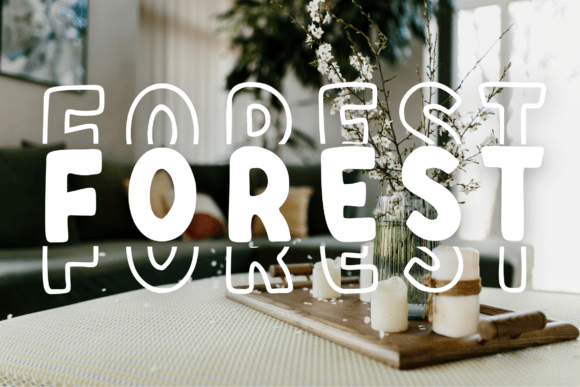 Quirky Stacked Font preview 3
