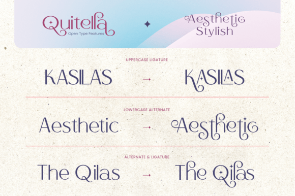 Quitella Font preview 4