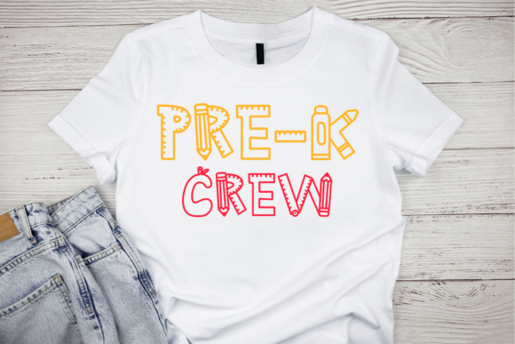 Back to School Font preview 8