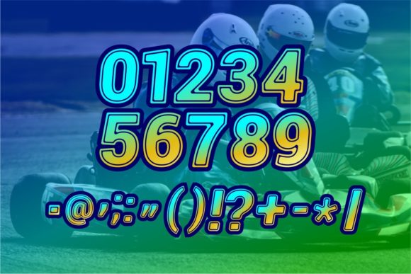 Racer Facer Font preview 4