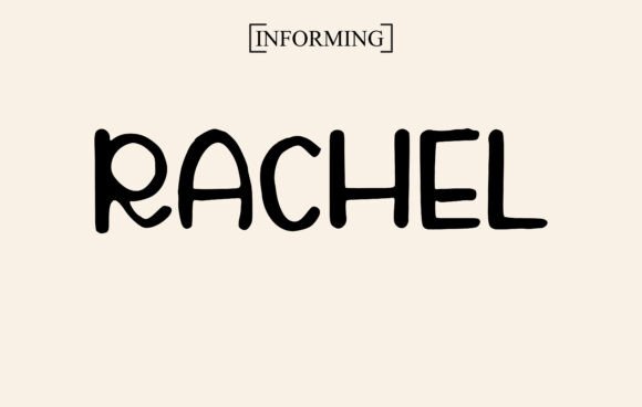 Rachel Font preview 2
