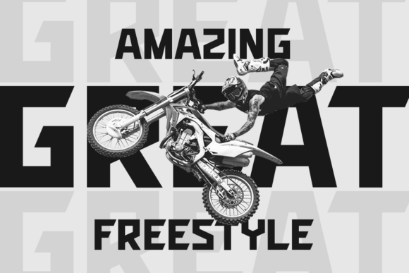 Racing Font preview 3