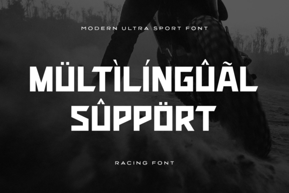 Racing Font preview 4
