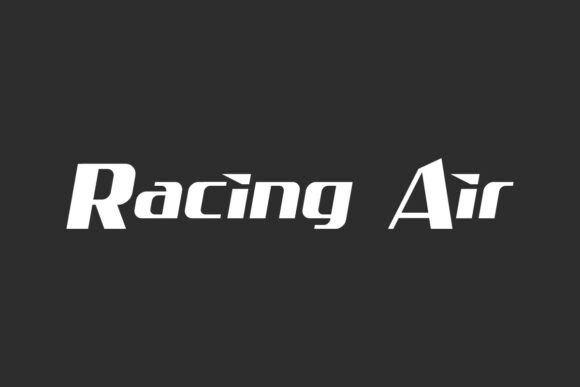 Racing Air Font