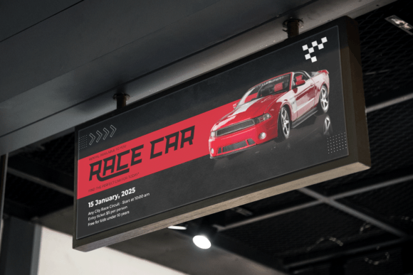 Racing Car Font preview 3