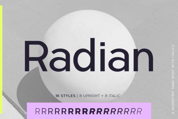 Radian Font