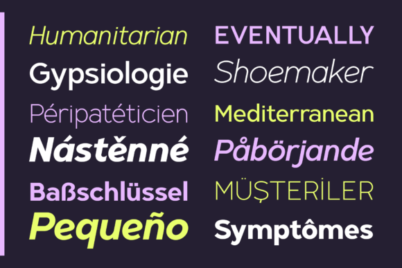 Radian Font preview 3