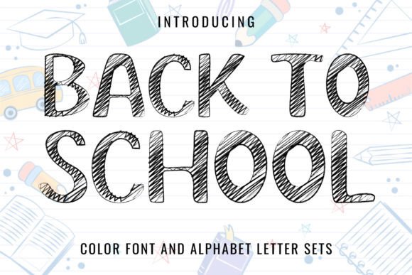 Back to School Collection Font preview 4