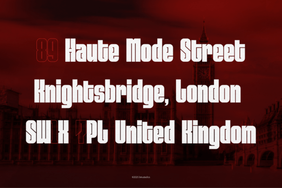 Raedmis Font preview 4