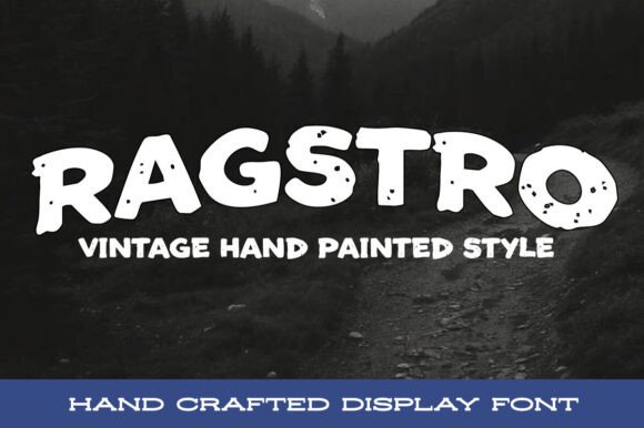 Ragstro Font preview 2
