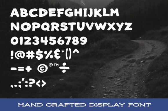 Ragstro Font preview 3