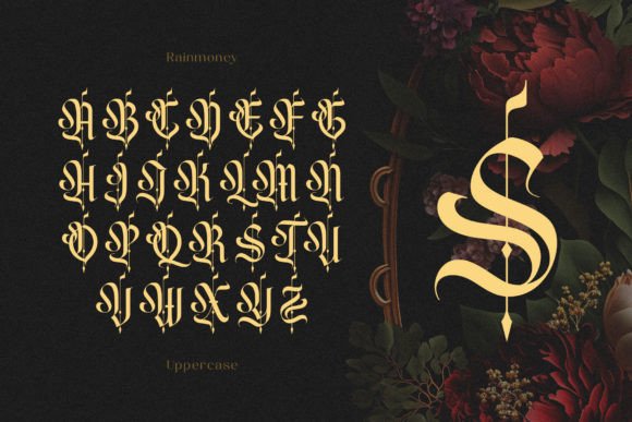 Rain Money Font preview 2
