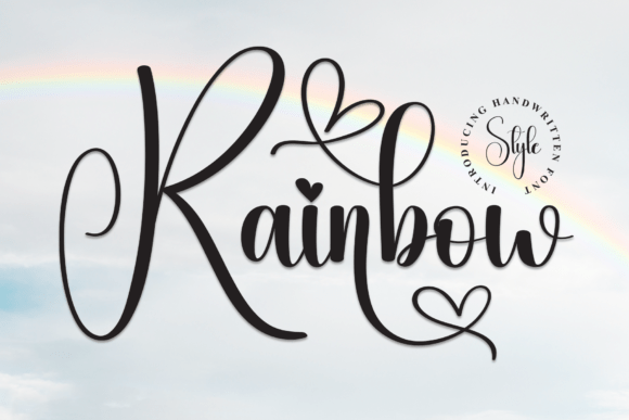 Rainbow Font preview 2
