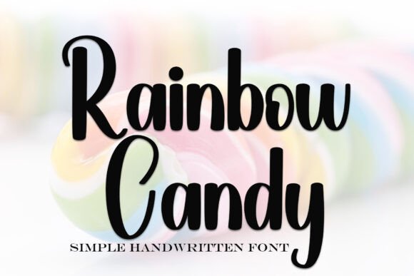 Rainbow Candy Font