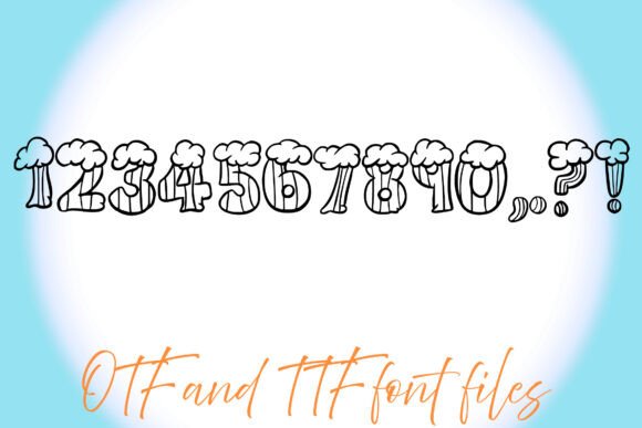 Rainbow Cloud Font preview 4