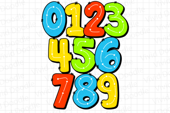 Rainbow Dash Dot Font preview 2