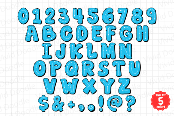 Rainbow Dash Dot Font preview 3