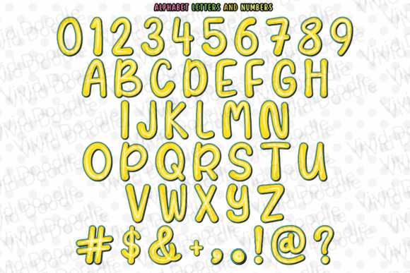 Rainbow Dolly Neon Font preview 2