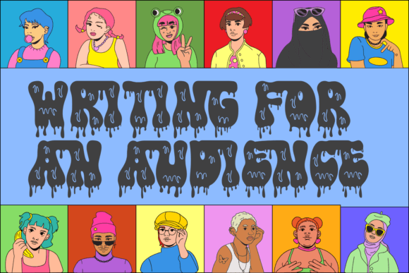 Rainbow Dripping Font preview 3