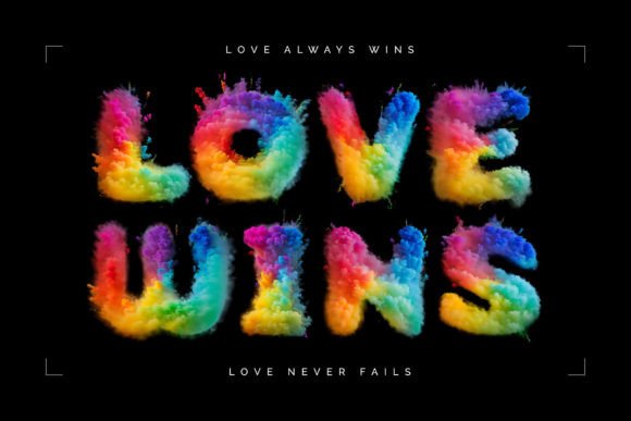 Rainbow Pow Font preview 2