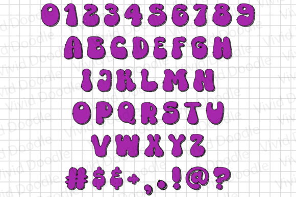 Rainbow School Neon Font preview 4