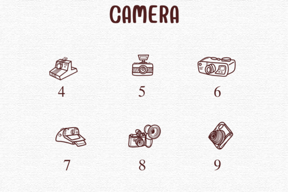 Camera Font preview 4
