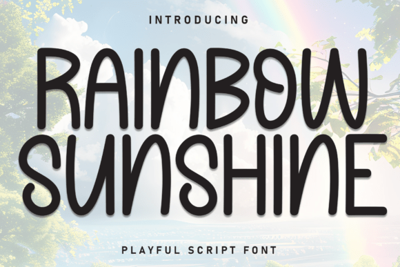 Rainbow Sunshine Font