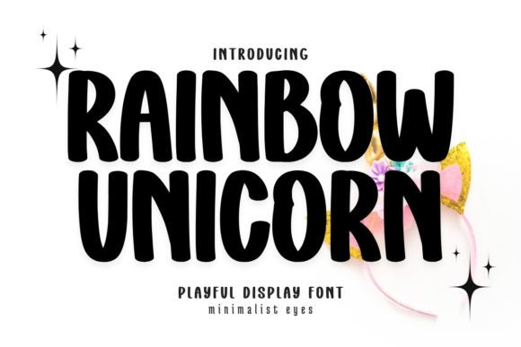 Rainbow Unicorn Font