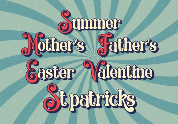 Back to Vintage Font preview 4
