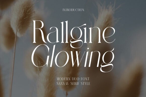 Rallgine Glowing Font