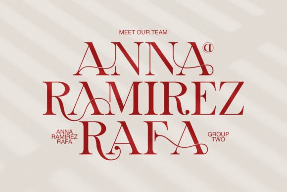 Ramea Font preview 2