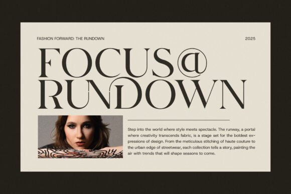 Randa Font preview 2