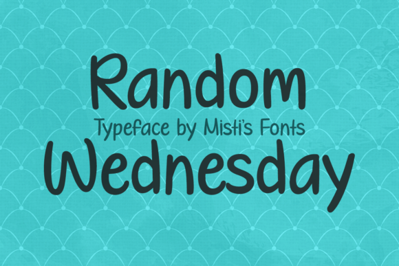 Random Wednesday Font preview 2