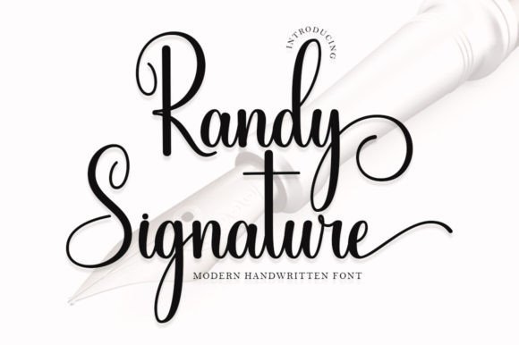 Randy Signature Font