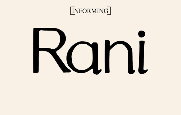 Rani Font preview 2