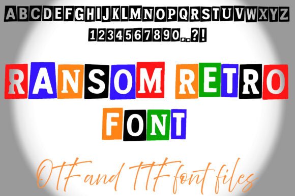 Ransom Retro Font preview 2