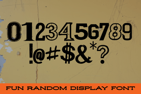 Ransom Tacos Font preview 3