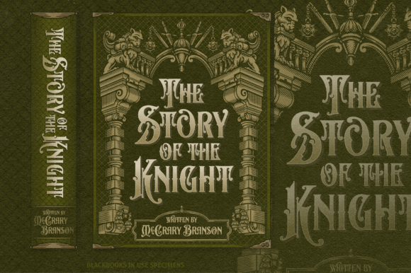 Black Books Victorian Font preview 3