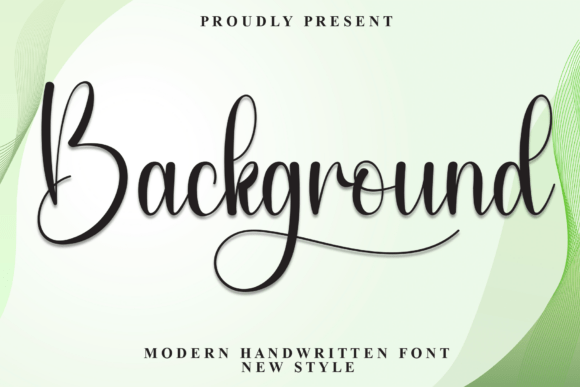 Background Font