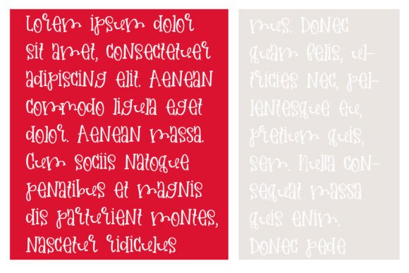 Raspberry Tea Font preview 4
