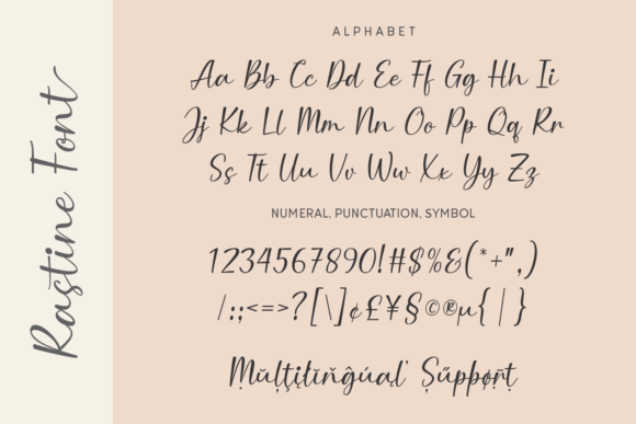 Rastine Font preview 4