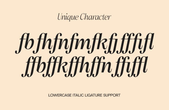 Ravelle Font preview 3