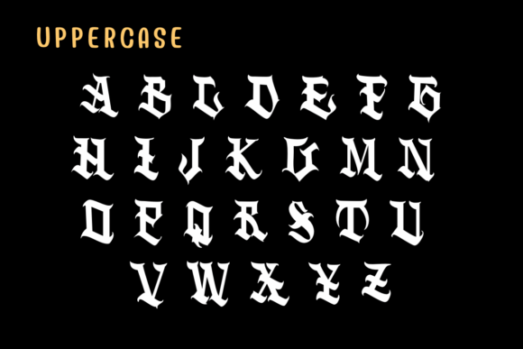 Raven Black Font preview 4