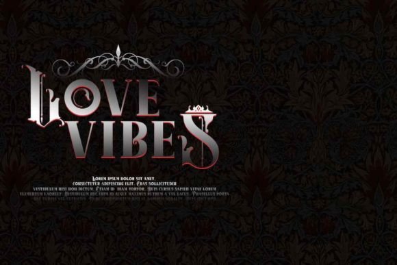 Raven Black Font preview 5