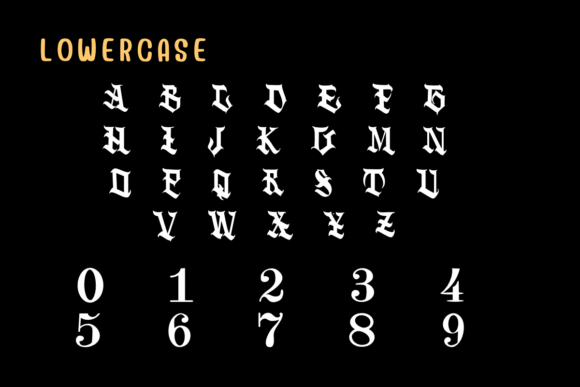 Raven Black Font preview 6