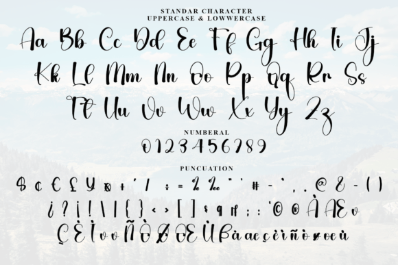 Reading Font preview 4