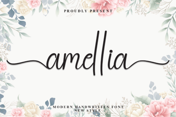 Amellia Font preview 2