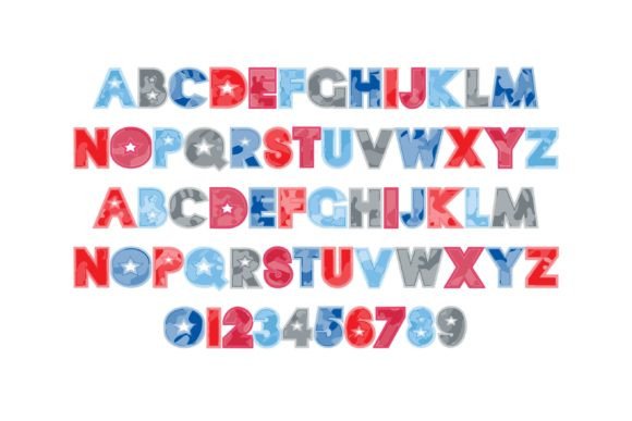 Camo Patriot Font preview 2